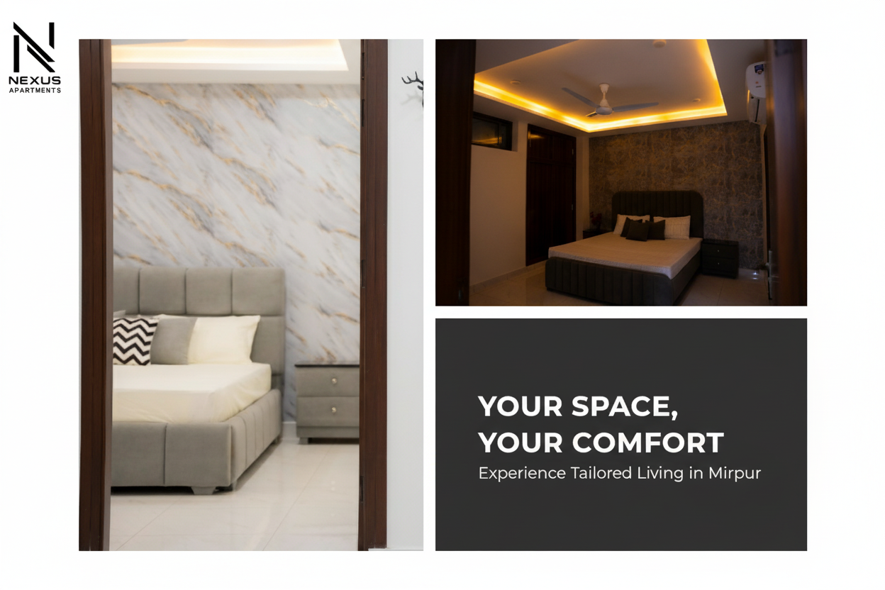 Modern 2BHK Living Area